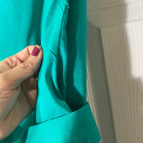 Juicy Couture ruffle collar green dress Size Small - Picture 9 of 16